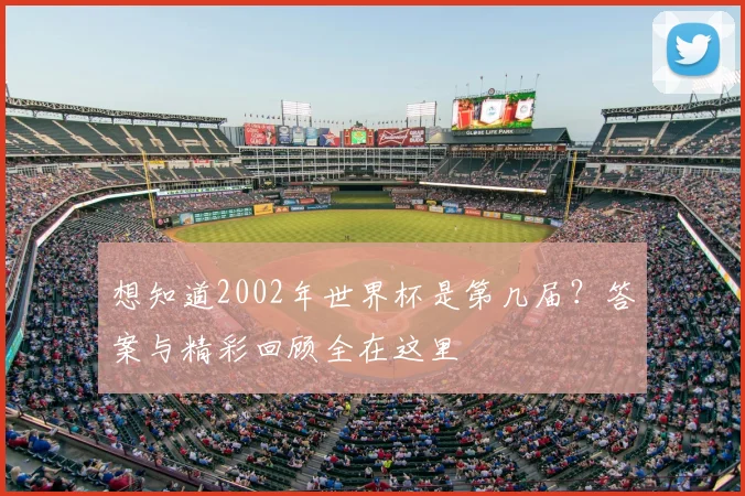 想知道2002年世界杯是第几届？答案与精彩回顾全在这里